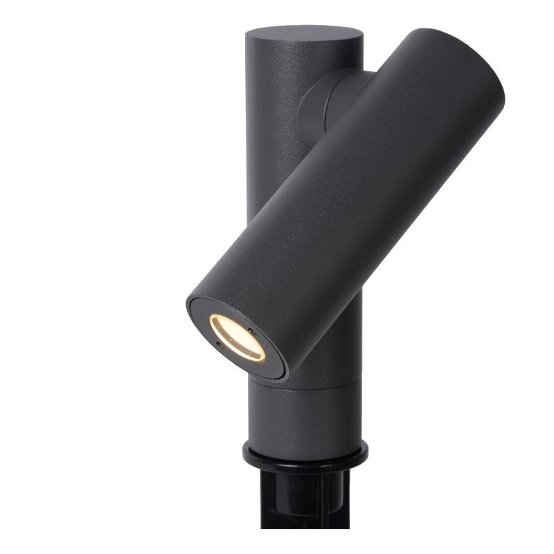 Lucide TATUM - Záhradné bodové svietidlo Outdoor - LED - 1x4,5W 3000K - IP65 - Antracit